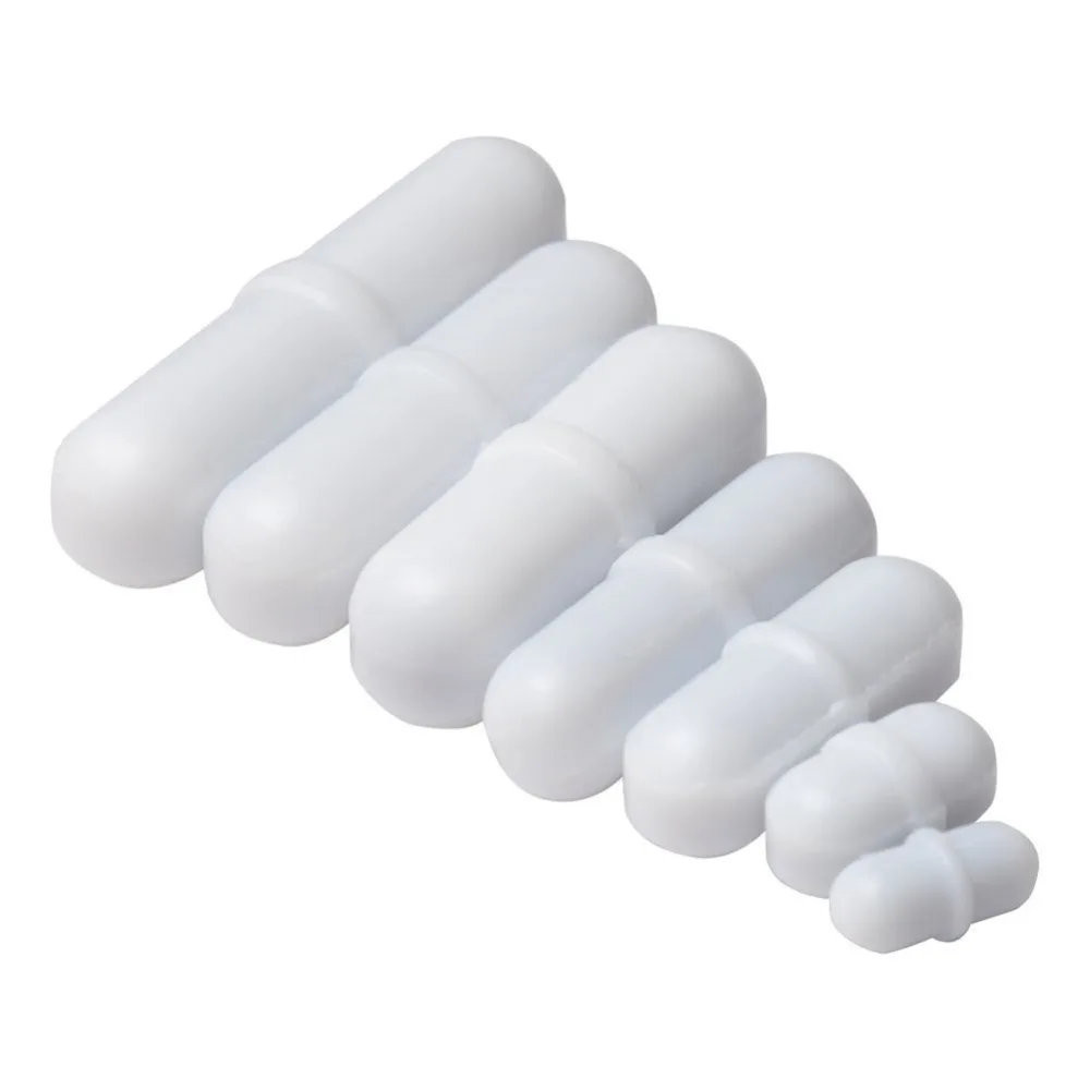 Восьмиугольная магнитная мешалка b7x25 мм белый стержень для перемешивания из ПТФЭ