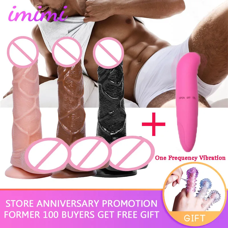 6 7 8 дюймов реалистичный фаллоимитатор гибкий пенис член с присоской товары для