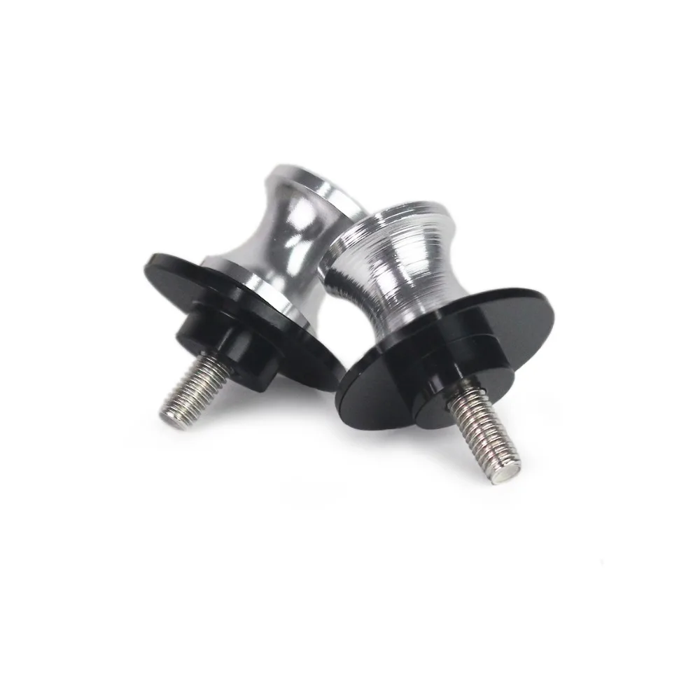 8mm silver Аксессуары для мотоциклов с ЧПУ, регулировочный кронштейн для цепи, винтовой рокер, катушка, слайдер для HONDA CB650R cb650r CBR650R CB 650R - Цвет: 8mm silver