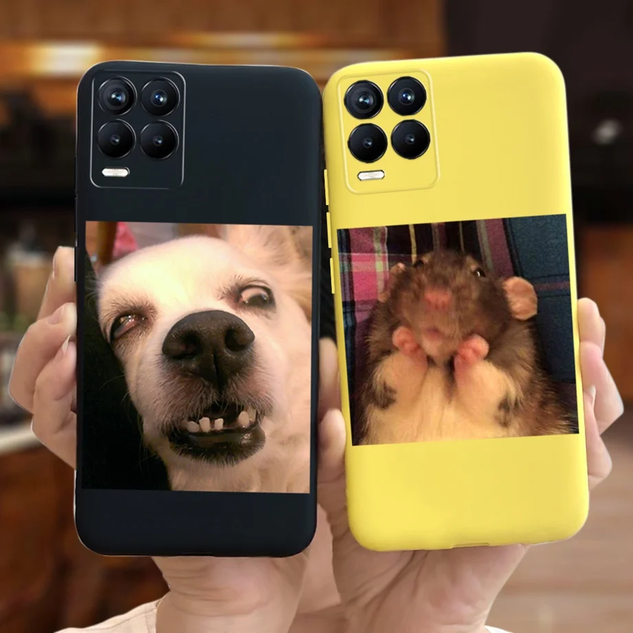 Чехол с изображением дракона для Realme 8 2021 силиконовый чехол 6 4 дюйма забавным