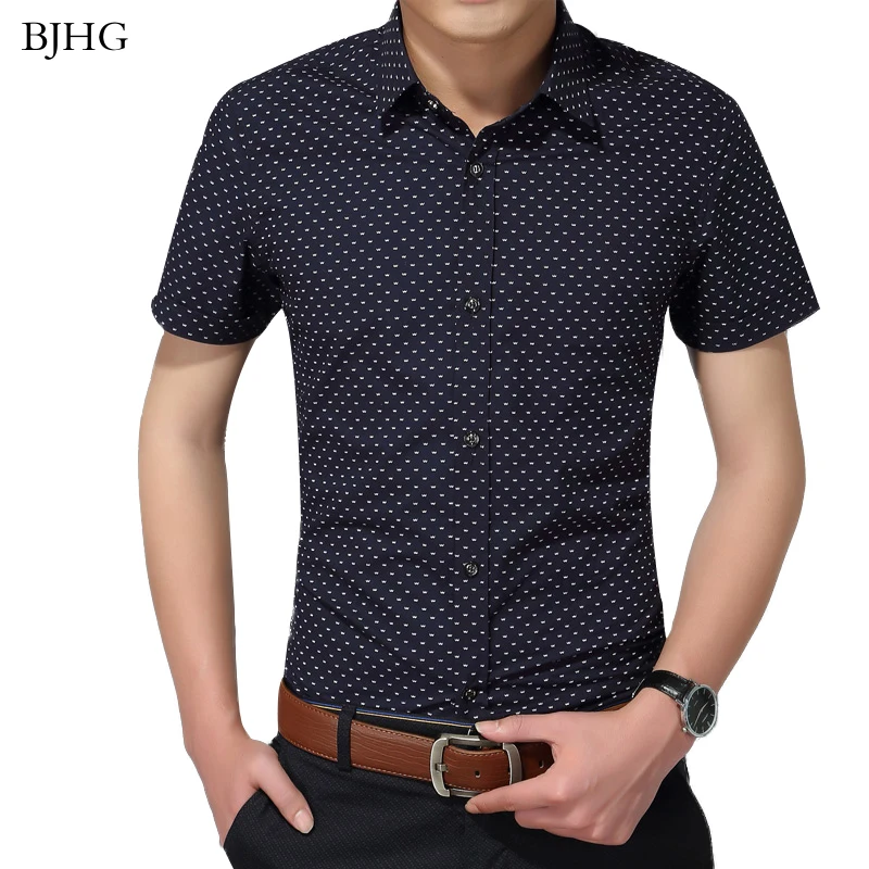 Хит 2019 летняя новая модная брендовая одежда мужская рубашка с коротким рукавом