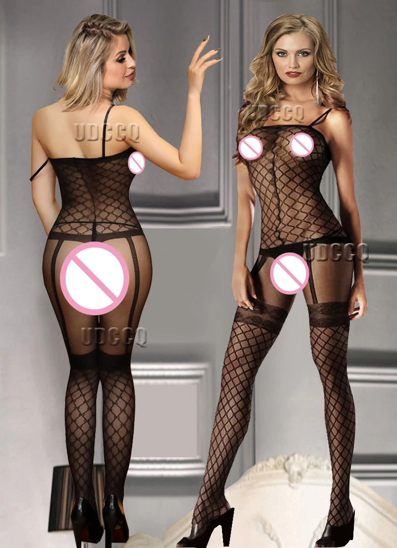 Сексуальное женское белье шелковое платье ажурный просвечивающий нательный