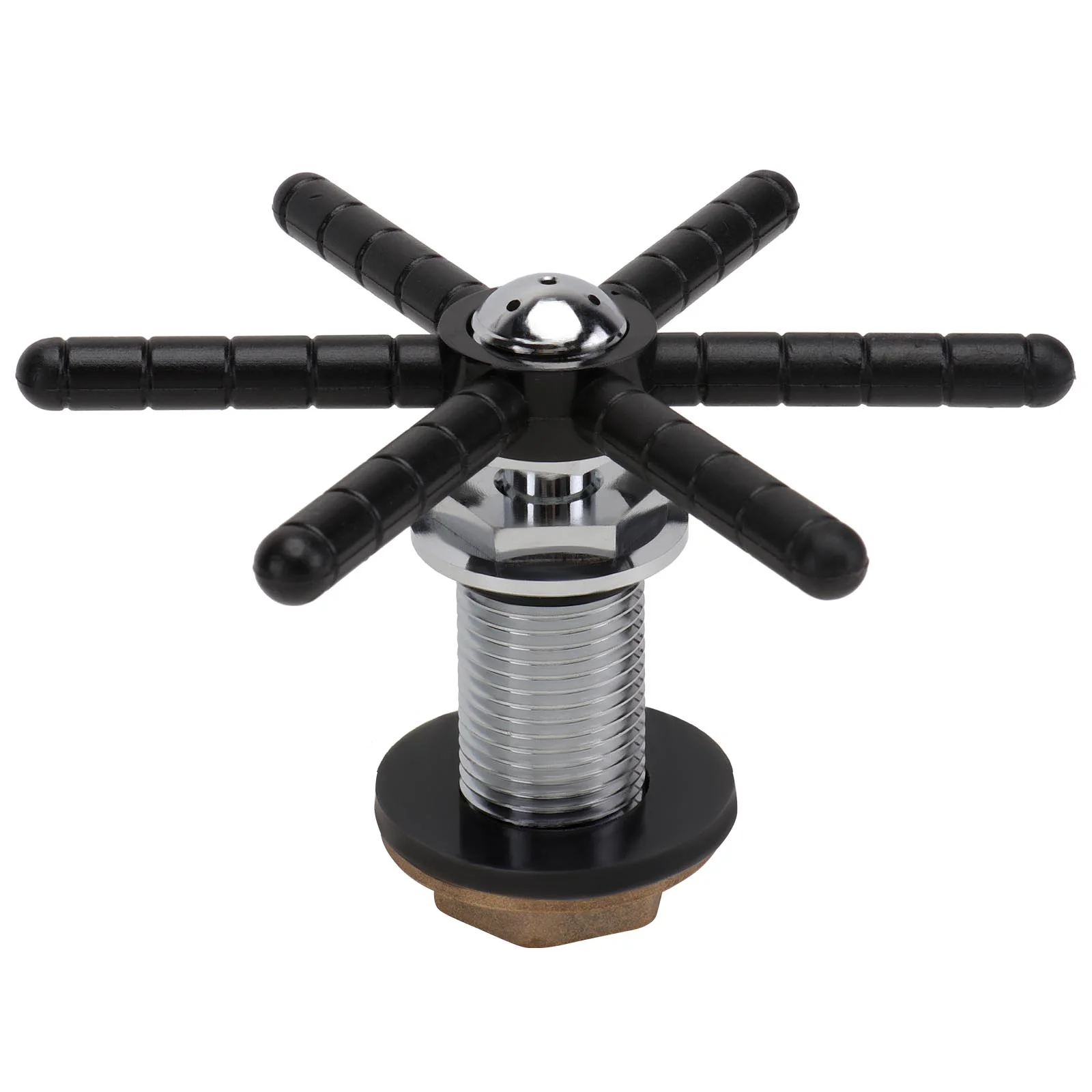 

1pc Stainless Steel Bar Cup Washer Head Rinser Bottle Rinser (Black)