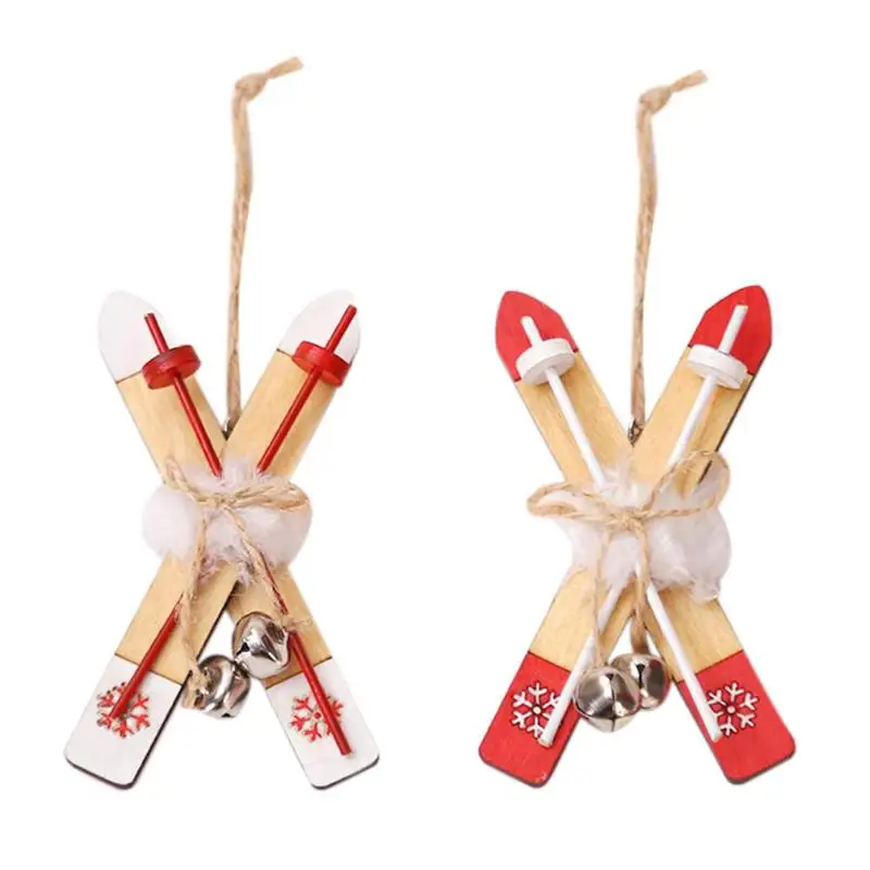 Деревянные сани Рождественская елка висячие украшения различные спецификации