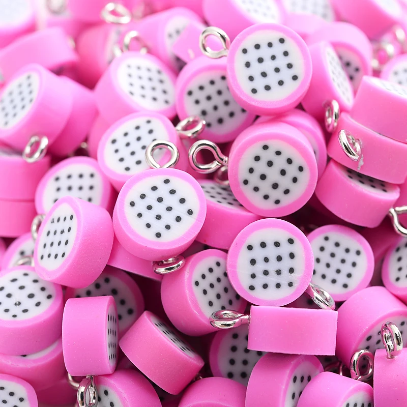 Круглые бусины-разделители из полимерной глины В Форме Дракона фруктов 30-90 шт.