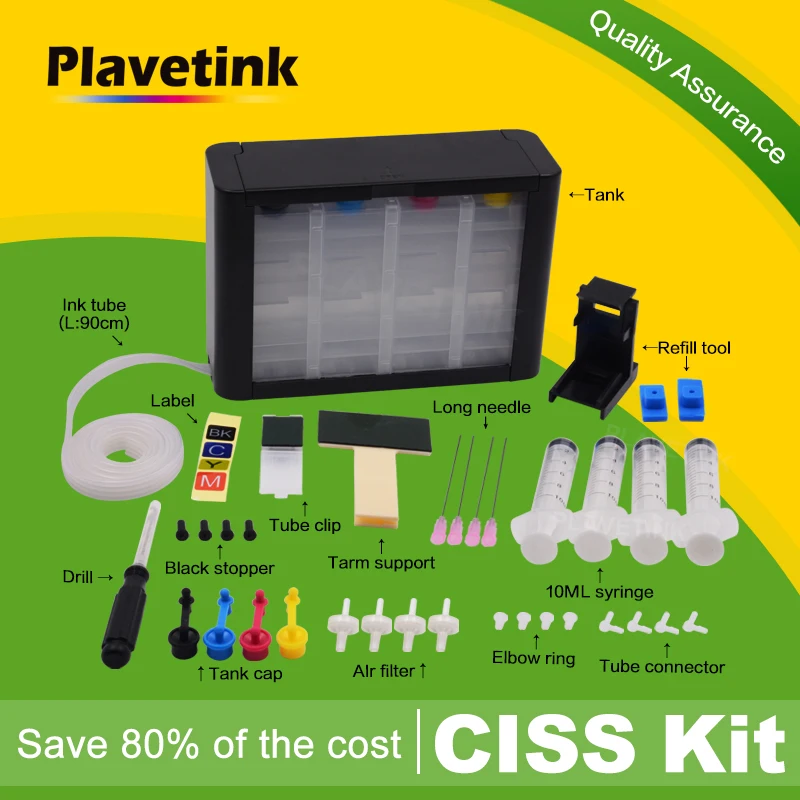 Система непрерывной подачи чернил Plavetink Bluk для принтеров PG540 CL541 Canon Pixma MG4250 MG3250 MG3255