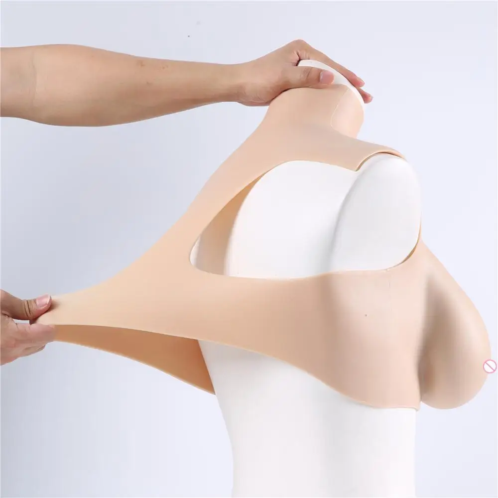

G-Cup Artificial Realistic Silicone Fake Breast Forms Crossdressing For Crossdresser Transgender Drag-Queen Shemale Crossdress