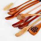 Деревянные палочки чайного листа маття, ложка, приспособление для специй, посуда для приготовления чая, черный бамбуковый кухонный инструмент, посуда