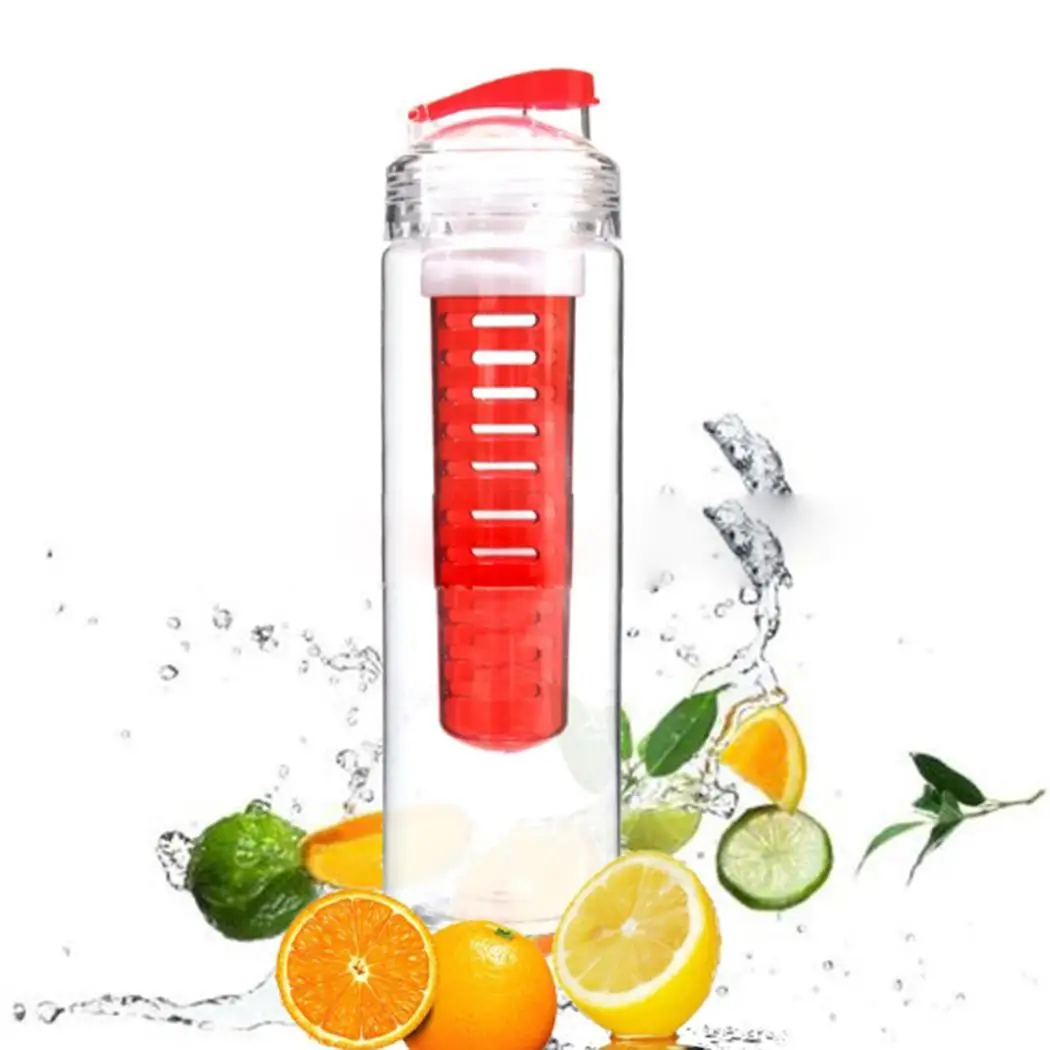 Fruit Infused Water Bottles Leak Proof Plastic for 700ML Outdoor | Дом и сад