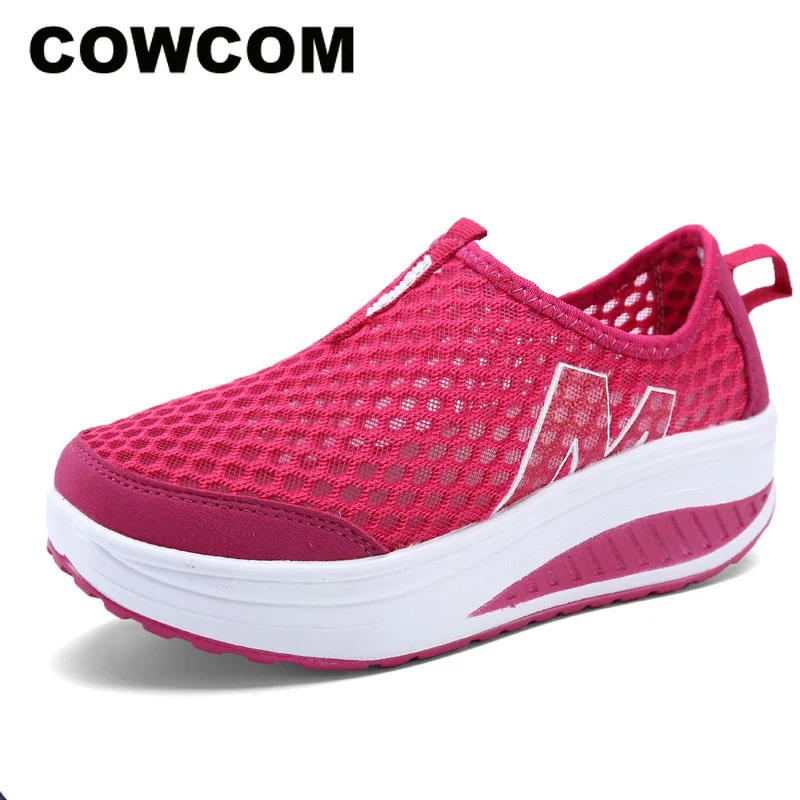 COWCOM спортивная обувь для отдыха женская дышащая ног | Обувь