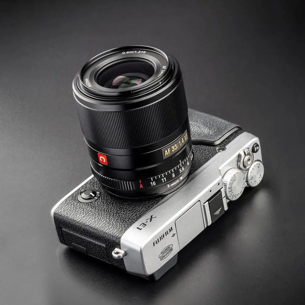 Viltrox AF 33 мм f1.4 STM с автофокусом оригинальный объектив для Fuji беззеркальная