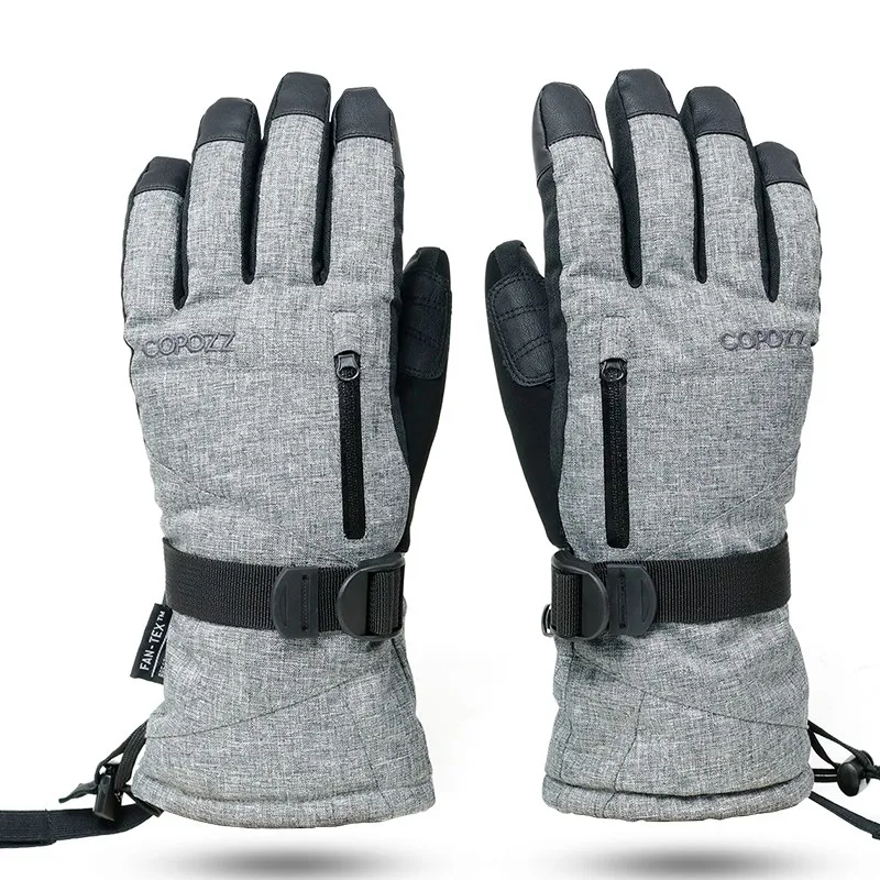 

Лыжные перчатки, водонепроницаемые перчатки с функцией сенсорного экрана, теплые перчатки для сноуборда, снегохода, для мужчин и женщин