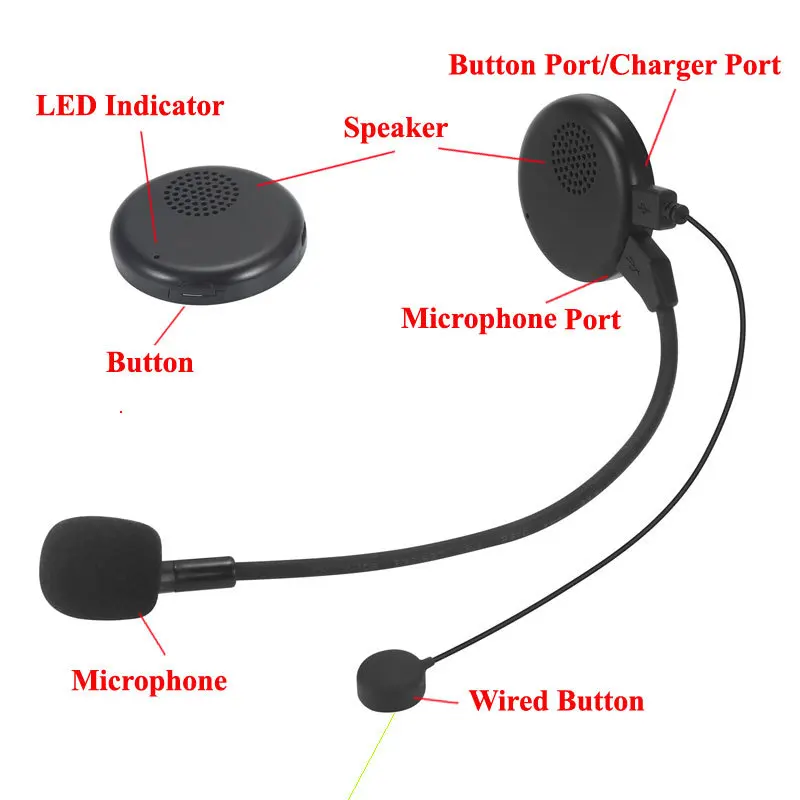 Громкая гарнитура для шлема, беспроводные Bluetooth наушники, Hi-Fi, стерео Музыкальная гарнитура, мотоциклетный скутер, шлемы, Hands Free Talking