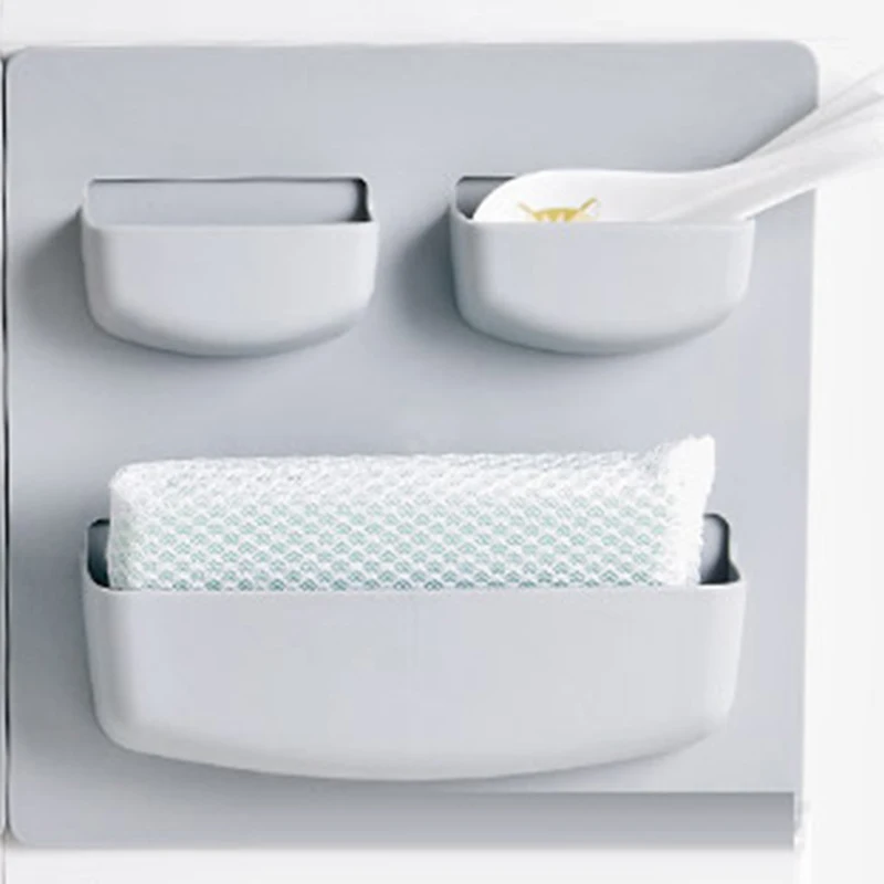 Пластиковый самоклеящийся стеллаж для кухни холодильника органайзер Чистящая