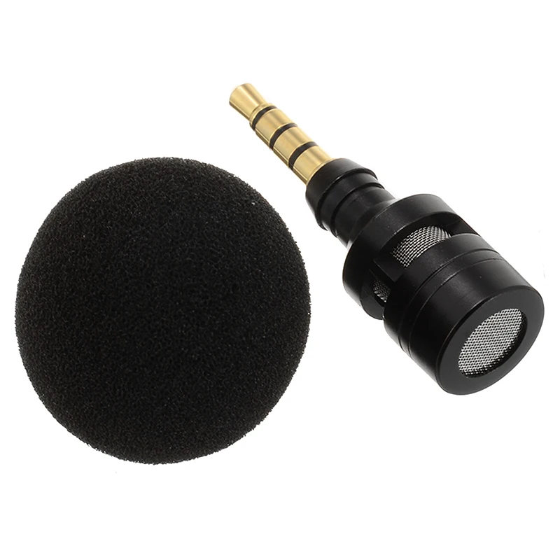 Новинка 3 5 мм мини черный микрофон для смартфона мобильного телефона планшета