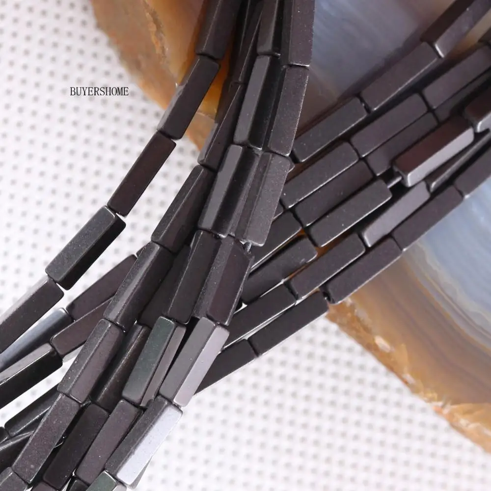 Rectangle 8x2MM Beads Natural Multi Color Onyx Loose For DIY Jewelry Making Necklace Bracelets String 15.5&quot | Украшения и