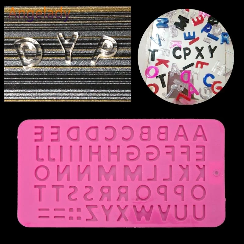 Силиконовая форма для изготовления украшений 26 букв алфавита|Инструменты и
