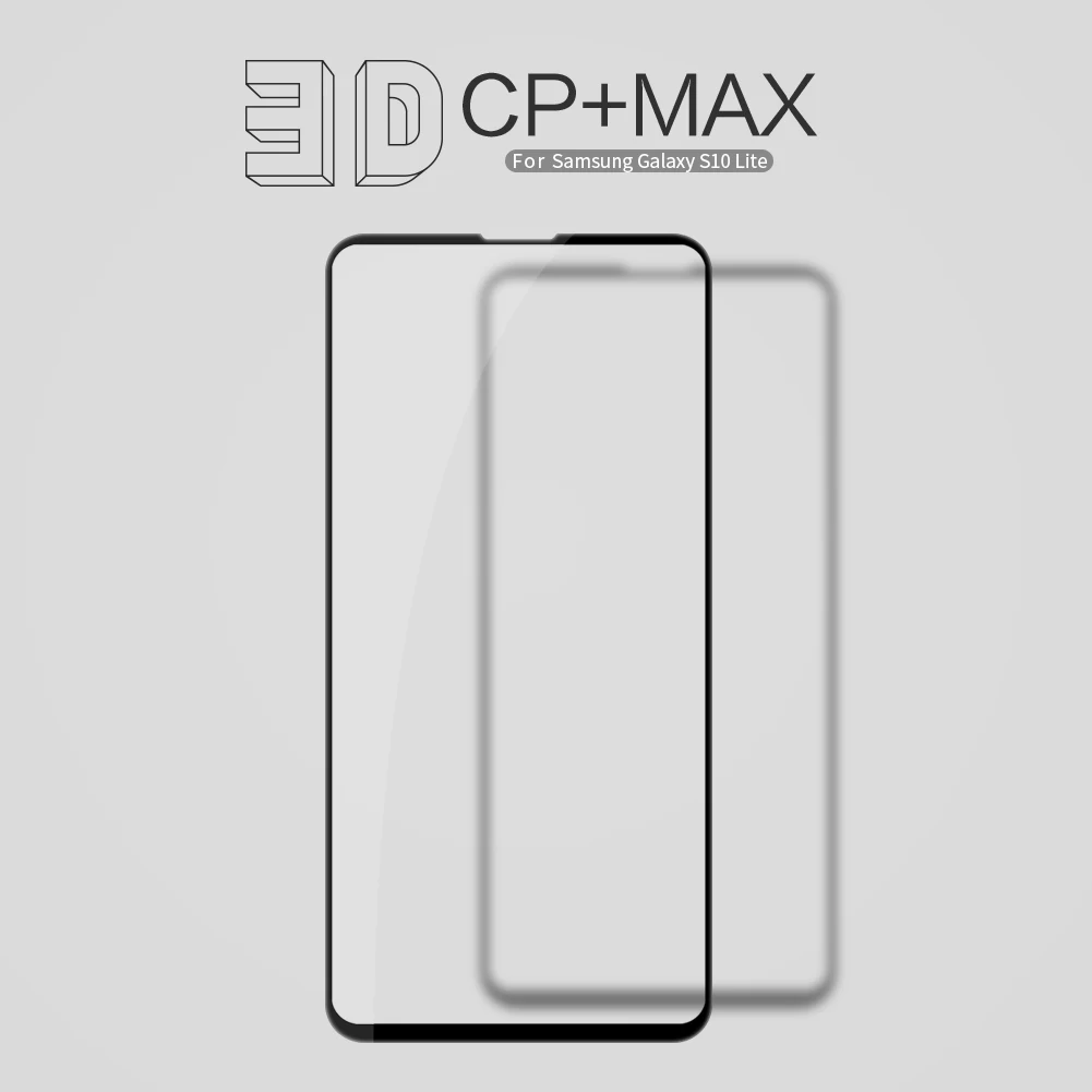 Закаленное стекло Nillkin для Samsung Galaxy S10 Plus + S10E 3D CP MAX полное покрытие Защита экрана