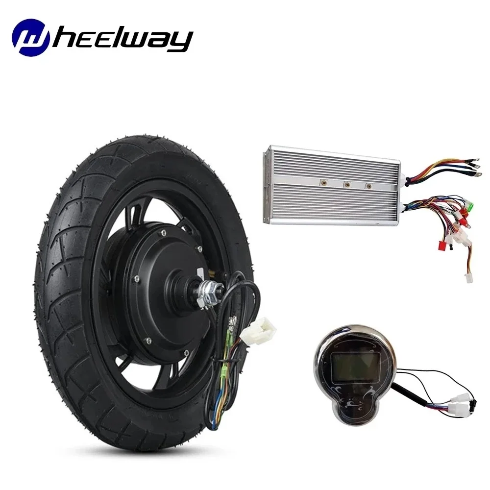 

12 inch hub motor 60V72V electric bicycle modified car 50-120km / h brushless high speed scooter motor controller LCD kit