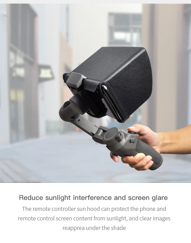 Startrc DJI osmo moble/mobile 3 ручные аксессуары для Кардана смартфон солнцезащитный козырек для смартфона 4,7-5,5 дюймов