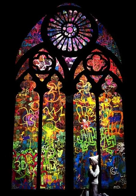 Художественный холст Бэнкси 