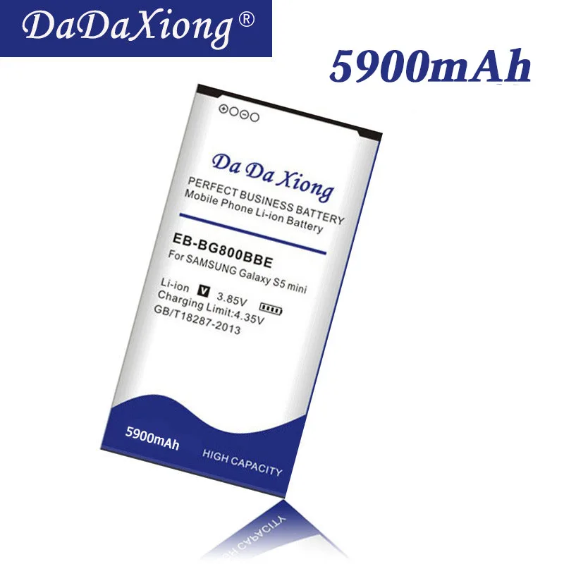 《 Дада 》 Xiong 5900 мА/ч EB BG800BBE запасная аккумуляторная батарея для Samsung GALAXY S5 мини G870