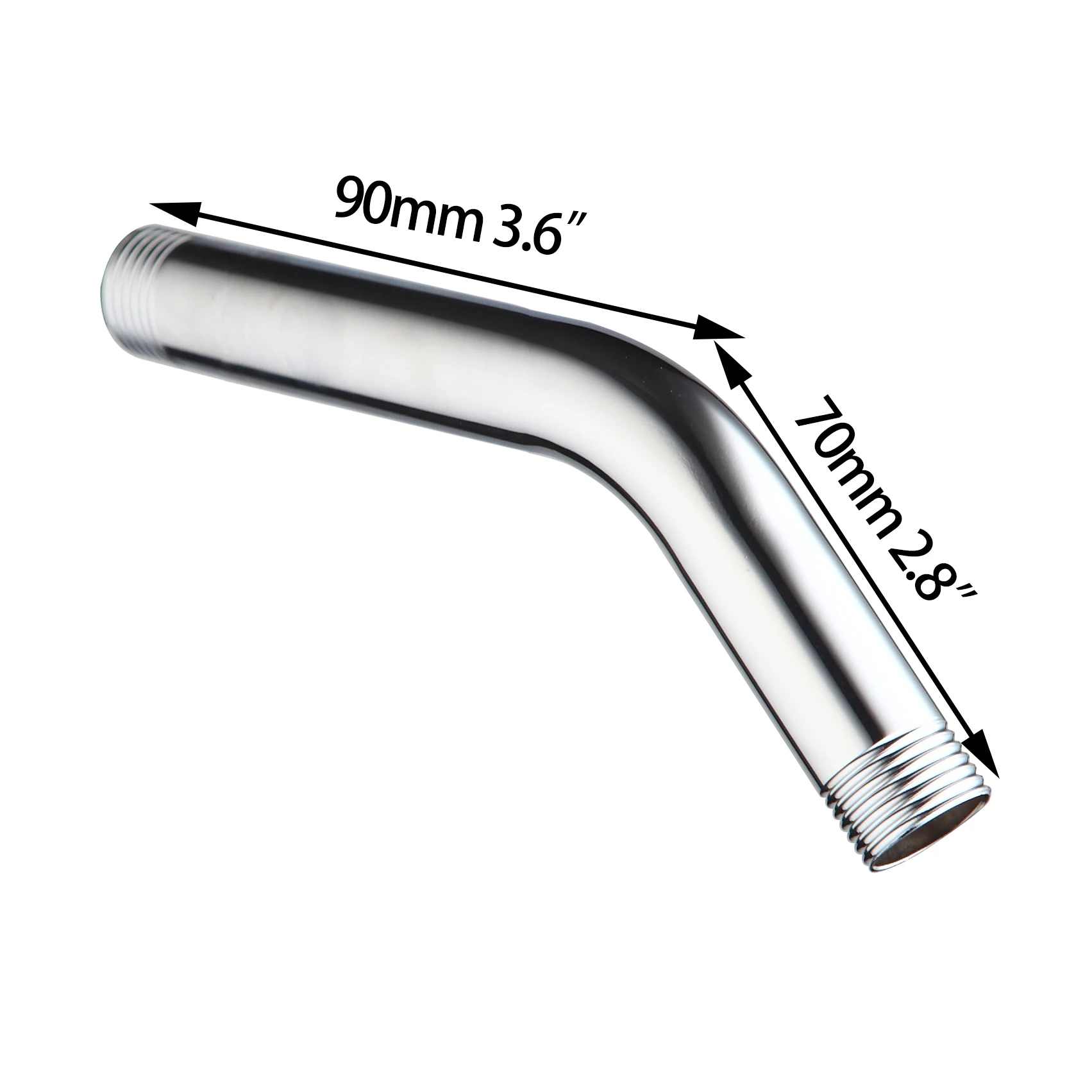 Хромированная трубка из нержавеющей стали для Дождевого душа удлинительная