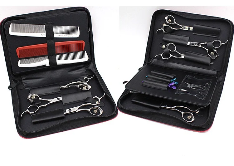 Professional PU Leather Hairdressing Scissors Case Bag Stylist Barber Holster Pouch Holder Hair Shear Scissor Storage Tool | Красота и