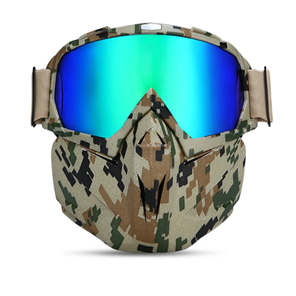 Очки мотоциклетные шлем для мотокросса съемные защита от УФ излучения Halley маска