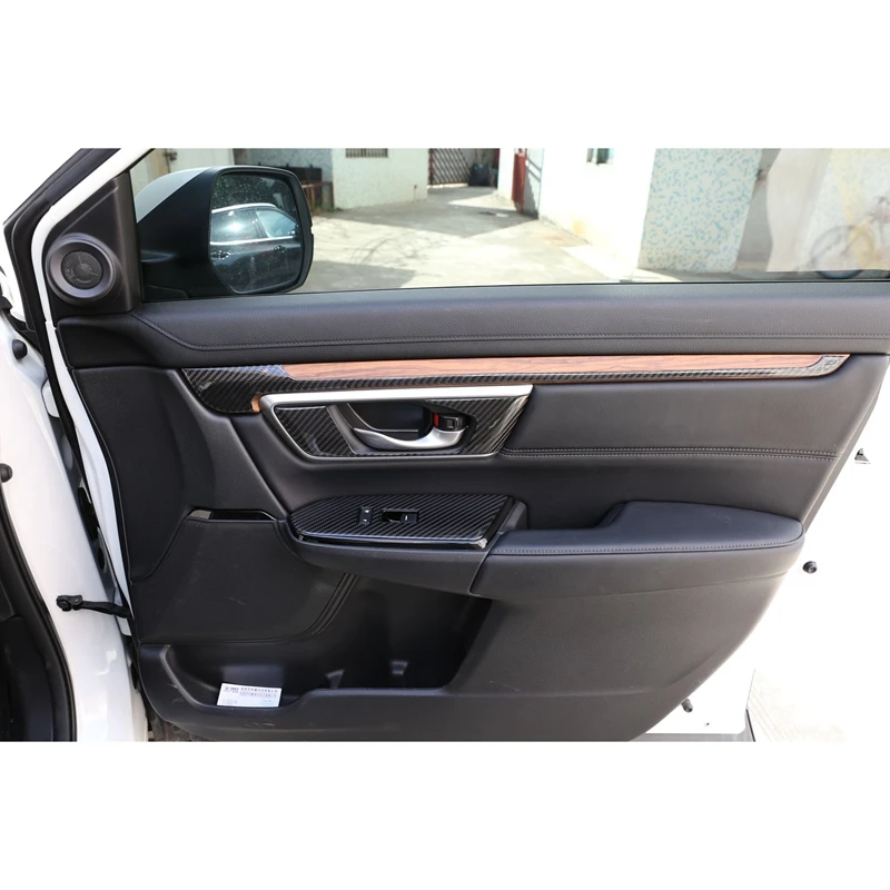 Отделка для внутренней двери из АБС пластика Honda CR V CRV 2016 2019|Наклейки салона авто| |