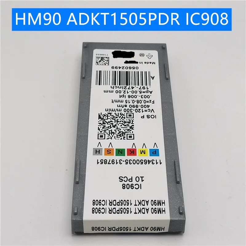 HM90 ADKT1505 PDR IC908 токарные инструменты твердосплавная вставка APKT1604 токарный резак инструмент CVD+ PVD токарная вставка фрезерный инструмент