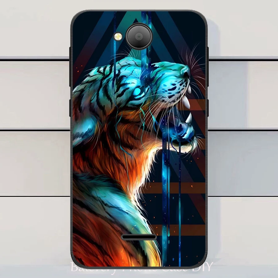 Чехол для BQ 4501G FOX EASY чехол с волком силиконовый из ТПУ Fox Easy Cat изображением