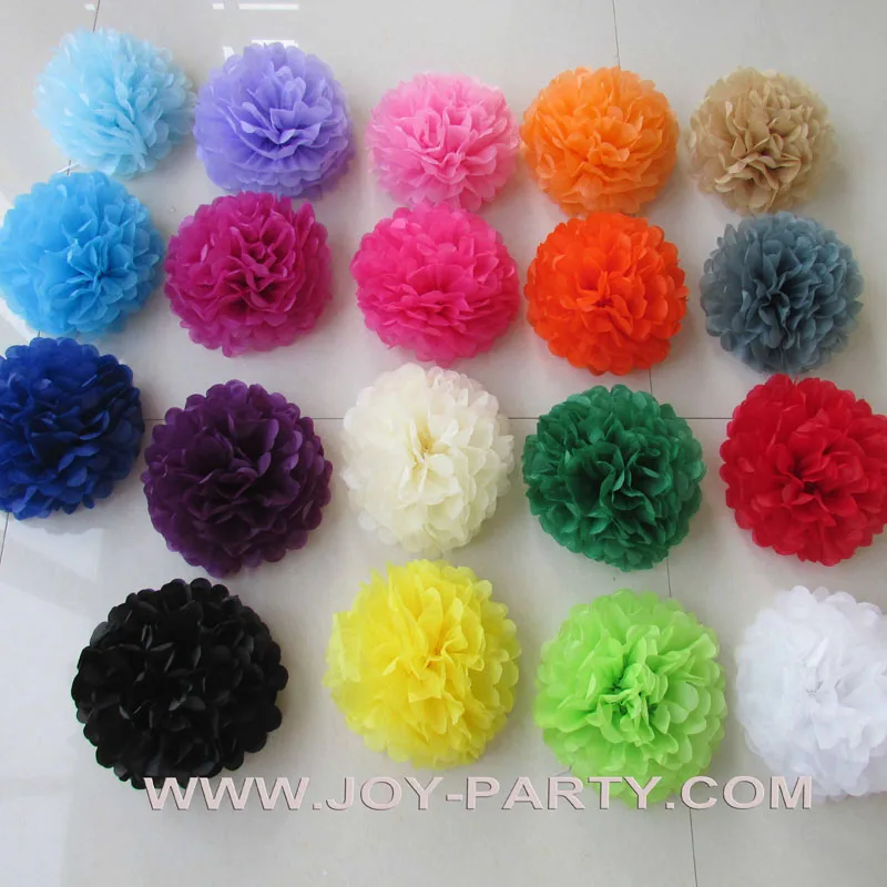 10 шт. красные тканевые помпоны | Дом и сад