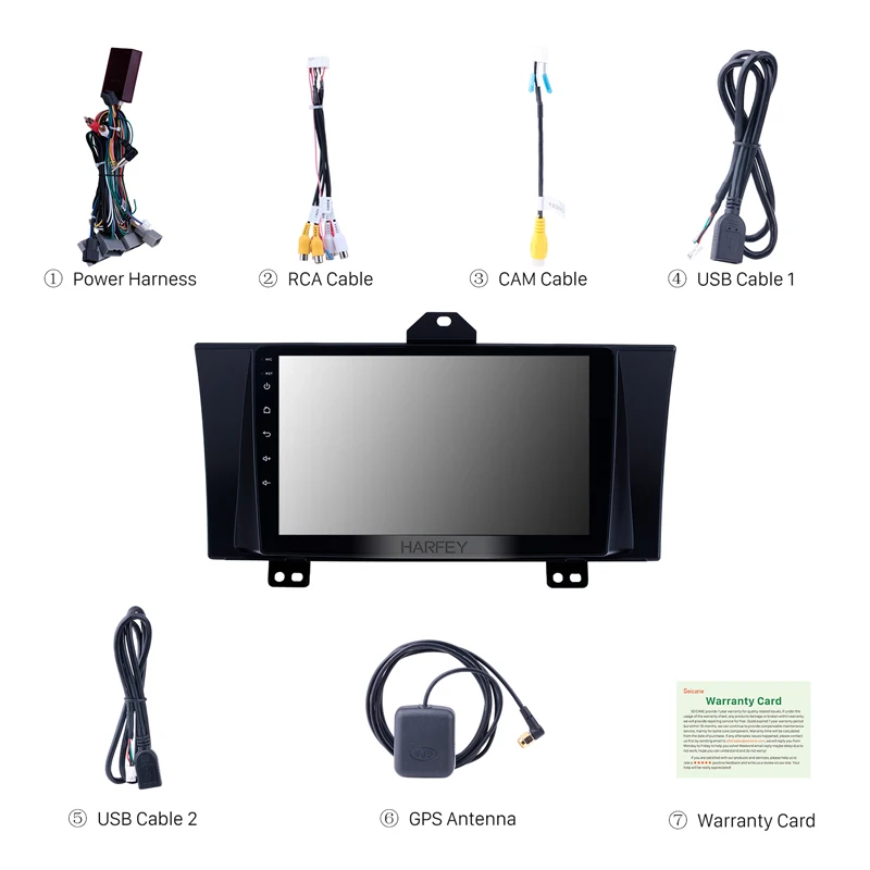 Harfey 9 'ɻluetooth GPS Android автомобильное стерео 8 1 радио для Honda Elysion 2012-2015 HD сенсорный