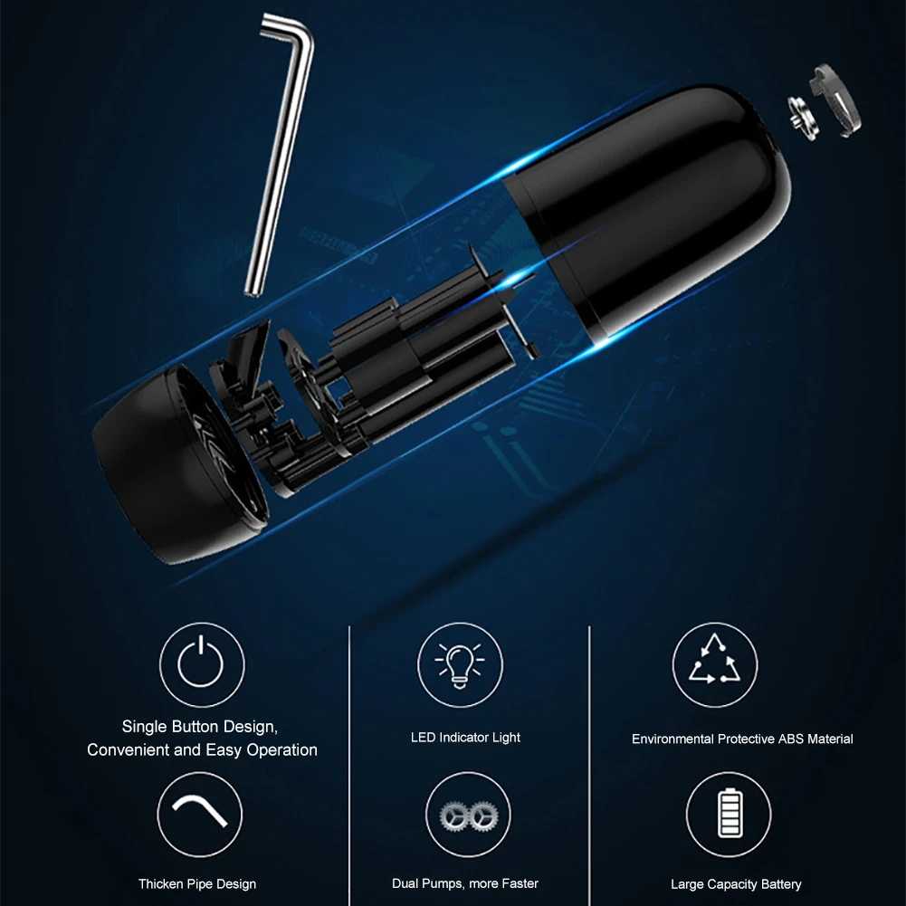 Водяной насос для бутылки с USB зарядкой автоматический питьевой воды портативный