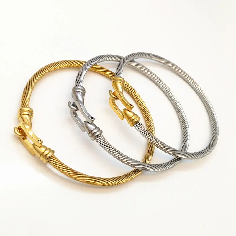 LOOKER высокое качество застежка-крючок простой браслет Marca для мужчин Открытый