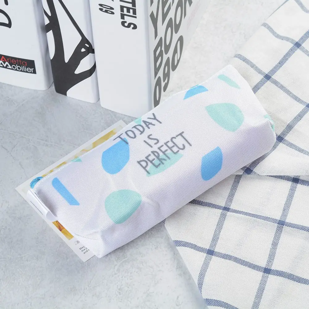 shows Свежий океан голубые, с буквами стиль Холст Ручка Пенал для хранения студентов хранения канцелярский школьный офисный поставщики подарки для детей - Цвет: shows