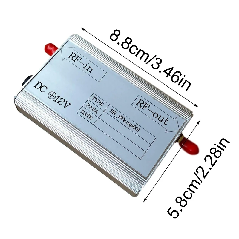 

DC 12V 8KHz-3GHz 30dB Low Noise RF Amplifier EMC EMI RF AMP