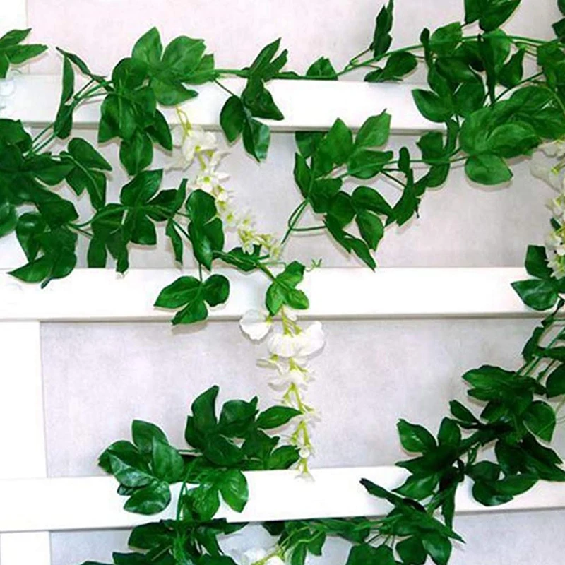5 шт. Шелковый венок Вистерия искусственная цветок висячие растения лоза