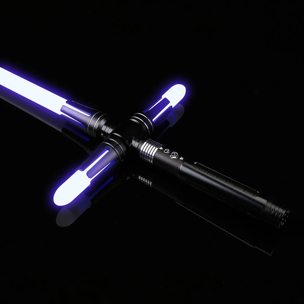 TXQSABER Heavy Dueling Cross Lightsaber металлическая рукоятка с FOC и блокировкой/Force FX/Blaster Sound Kids Gift