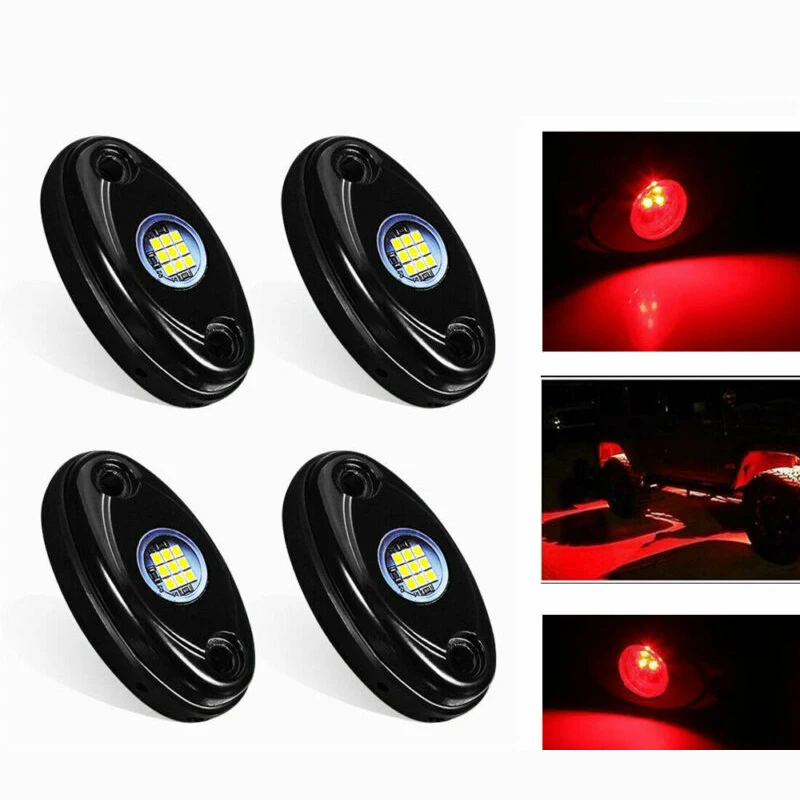 4 шт. водонепроницасветодиодный светодиодные неоновые подсветсветильник для