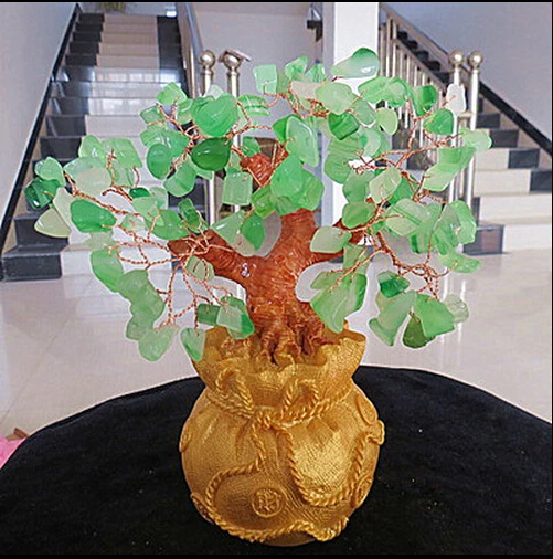 625 + кристалл счастливое дерево встряхивание Цянь Шу богатое домашнего интерьера