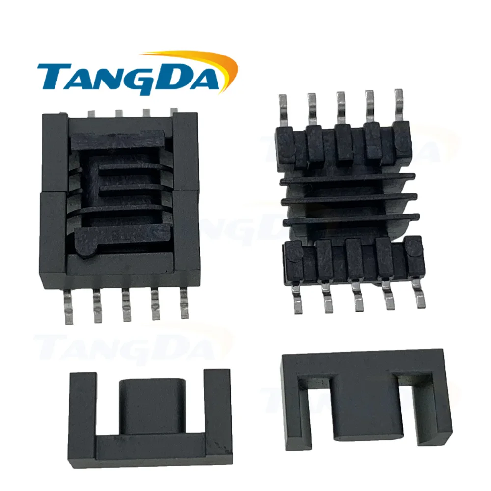 Tangda EPC13 core Bobbin 5+5 pin 10p SMD EPC magnetic core+skeleton PC40 soft ferrite cores Transformers horizontal 4 groove A
