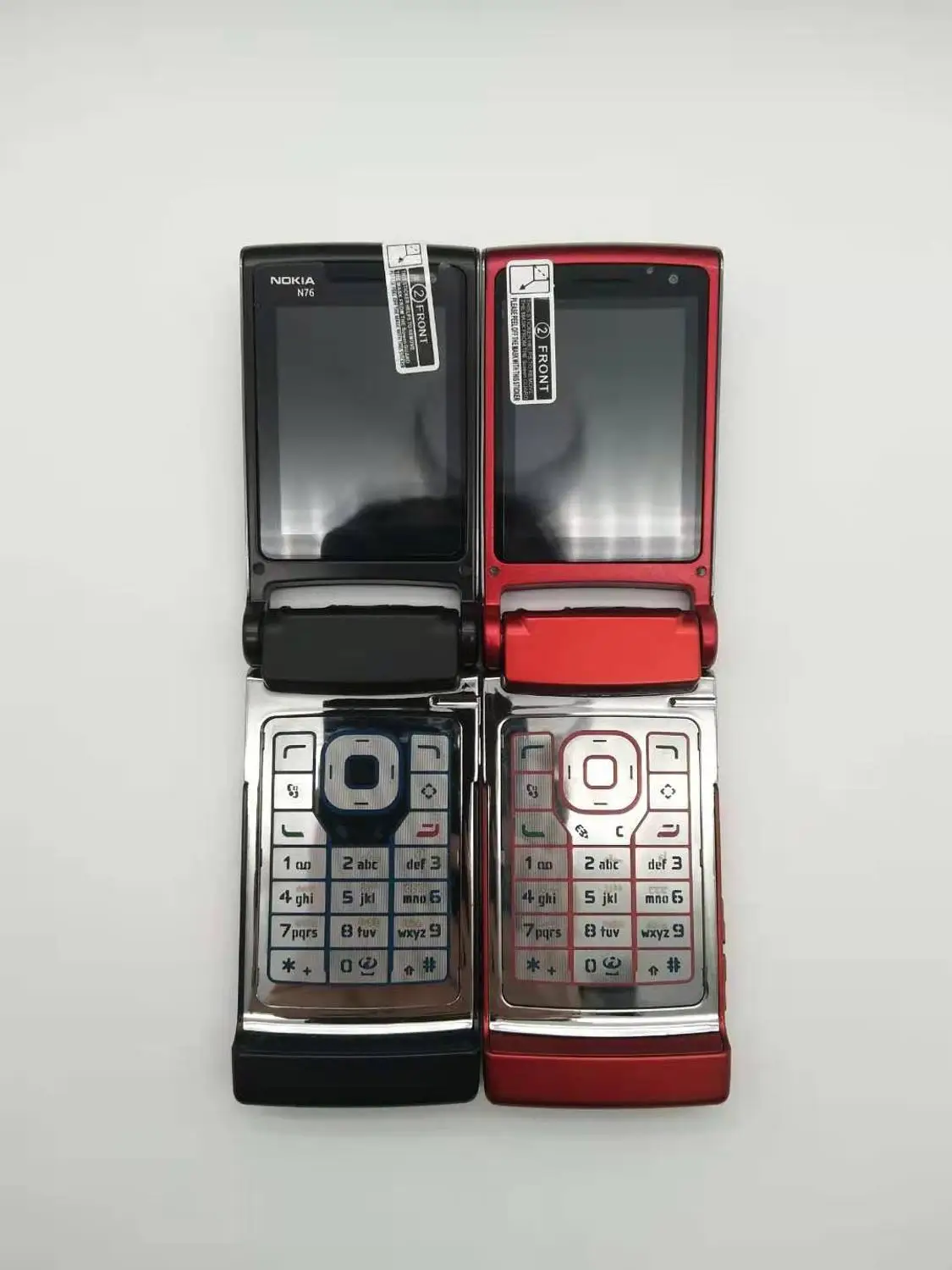Nokia N76 Восстановленный Оригинальный Bluetooth JAVA 2MP разблокированный флип телефон с