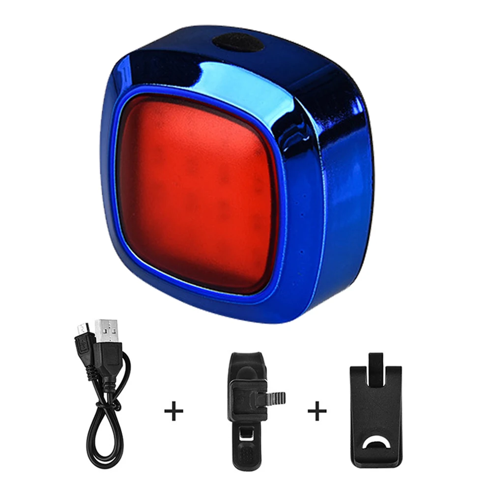 

Smart Bicycle Rear Light IPx6 Waterproof USB Charge Cycling Tail Taillight Bike LED Light 16 COB lamp beads 180Â° luz bicicleta