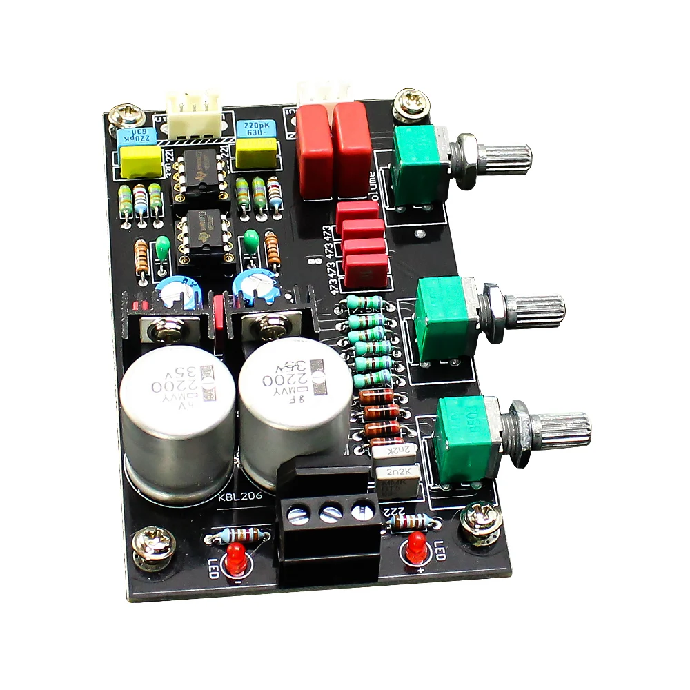 Плата предварительного усилителя AIYIMA Hi-Fi NE5532 Op плата тона обновленная с высокими