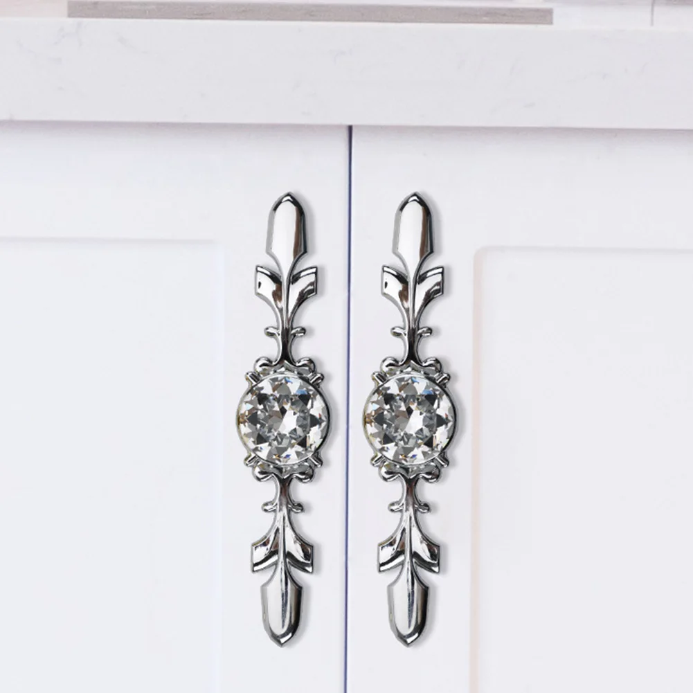 Роскошные ручки со стразами и кристаллами для коробки обуви шкафа двери ящика