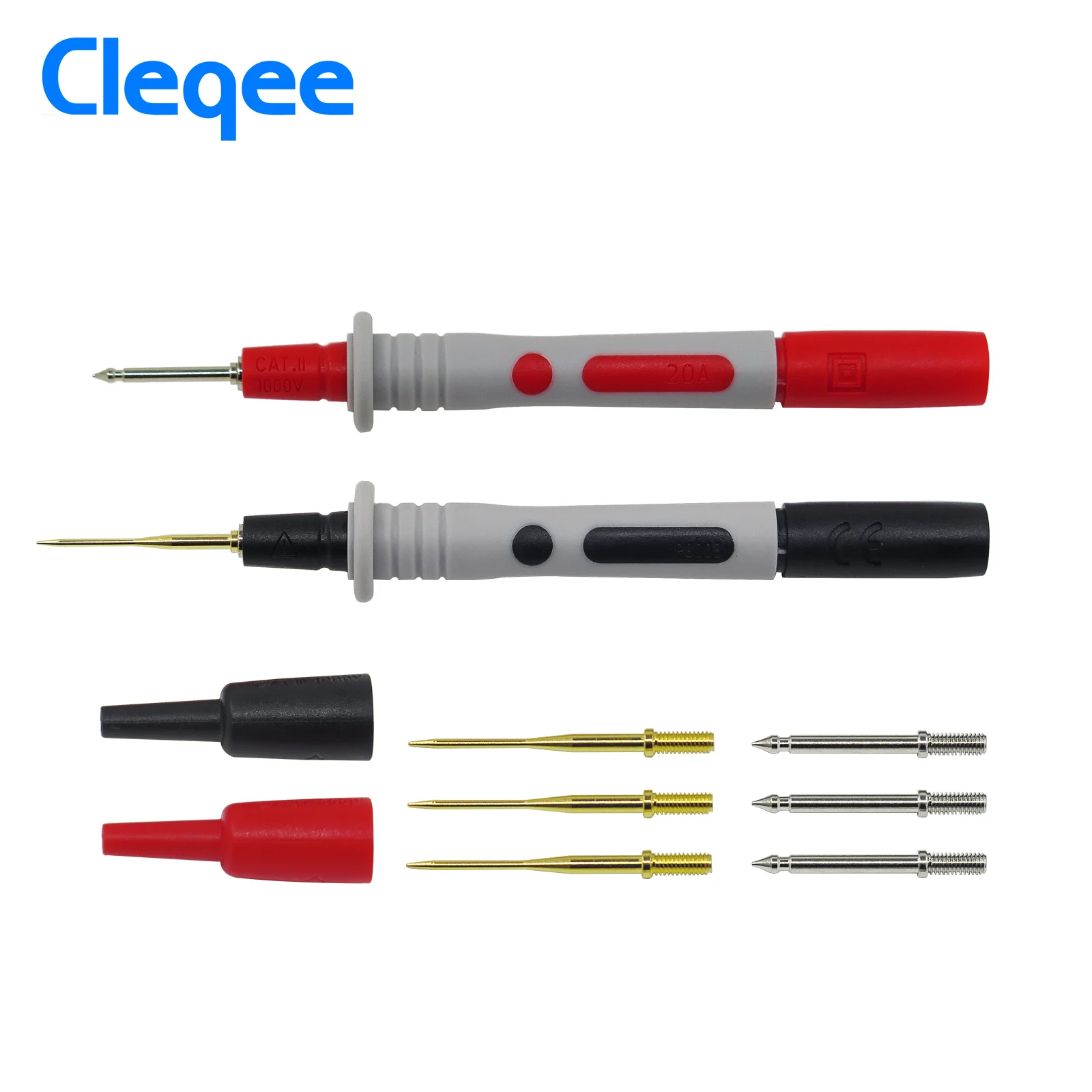 Cleqee P1600D 10 в 1 мультиметр зонд кабель тестовые выводы комплект автомобильных