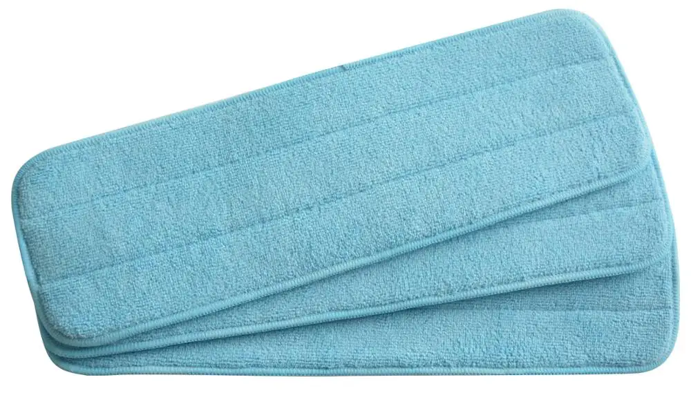 light blue Sinland тряпка для глубокой уборки, насадка для швабры, сменная швабра, Сменные подушечки для мокрого швабры, сменная насадка для мокрого швабры, 5,1 дюйма x 17,7 дюйма, 3 упаковки, синяя - Цвет: light blue