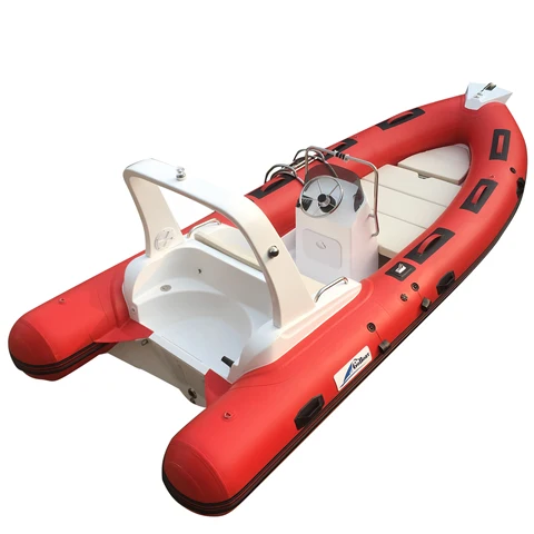 Жесткая надувная лодка Goboat RIB520C, CE PVC или Hypalon, аксессуары для рыбалки, оборудование для рыбалки